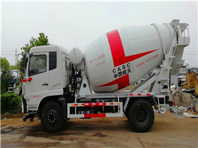 航天萬山7方三臺攪拌車發車圖片
